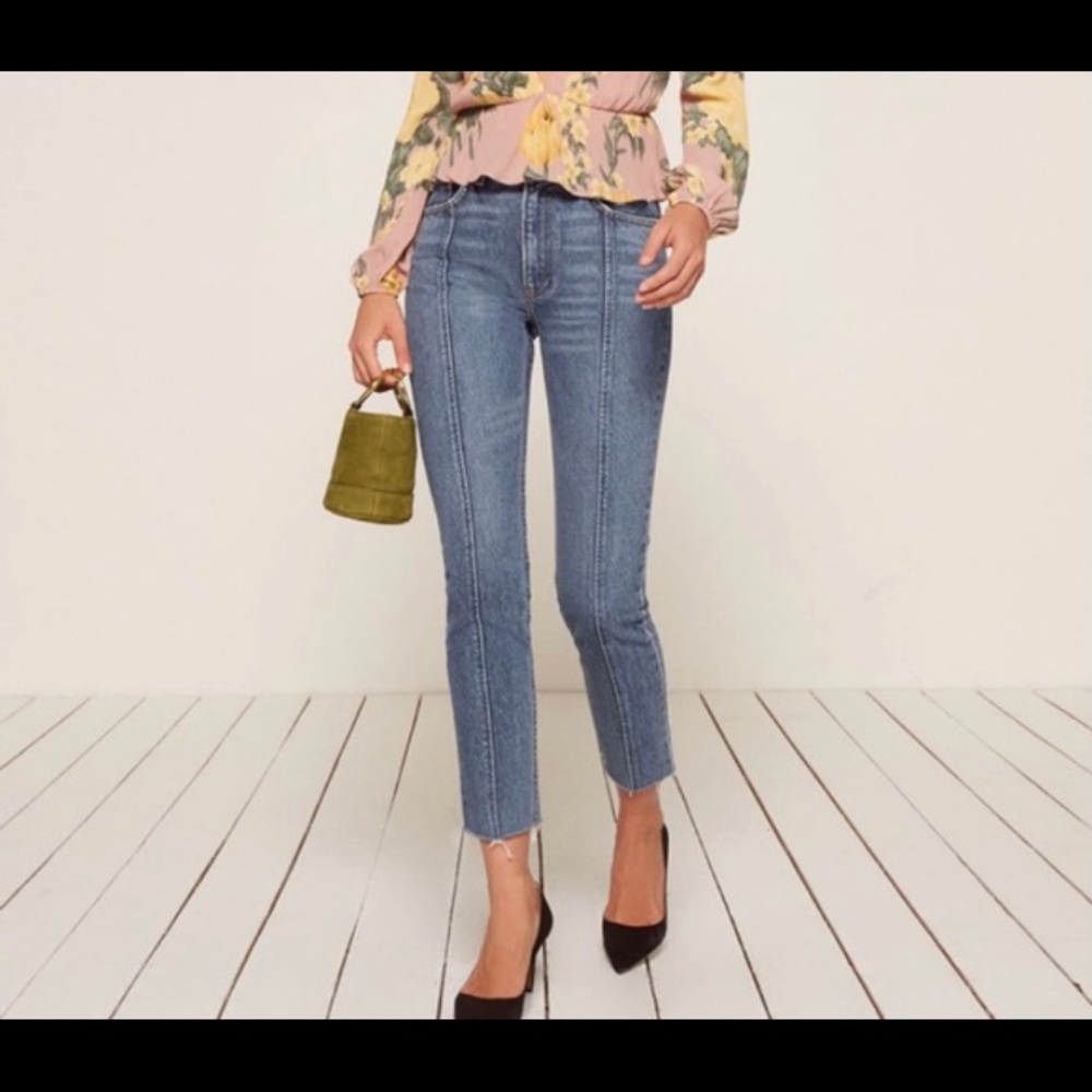 NWOT Reformation Seamed Jeans Size 29